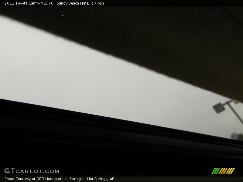 Sandy Beach Metallic / Ash 2011 Toyota Camry XLE V6