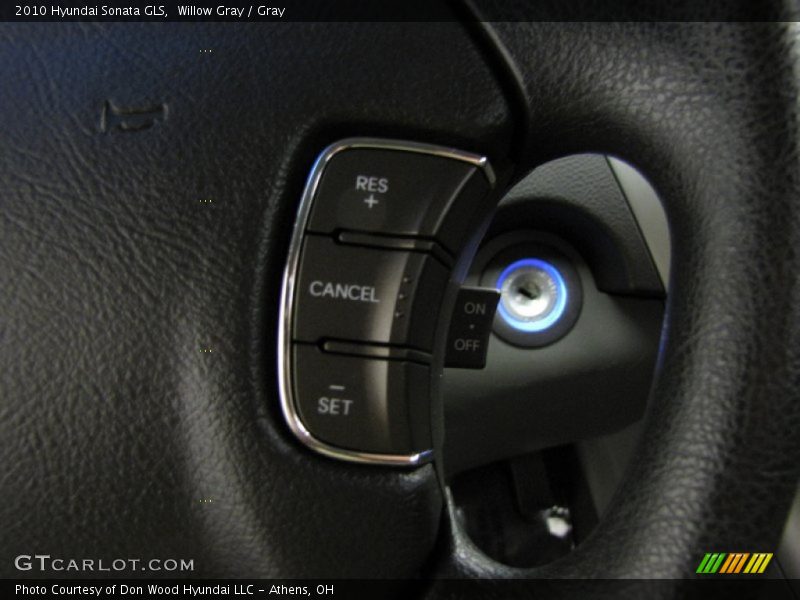 Willow Gray / Gray 2010 Hyundai Sonata GLS