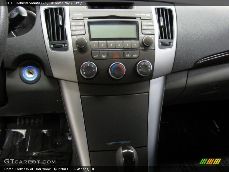 Willow Gray / Gray 2010 Hyundai Sonata GLS