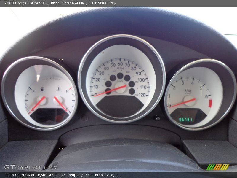  2008 Caliber SXT SXT Gauges