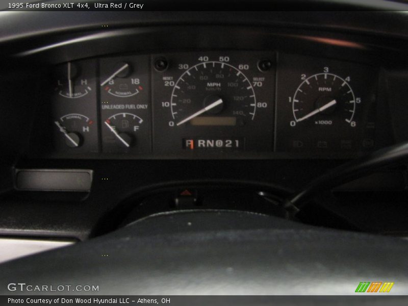  1995 Bronco XLT 4x4 XLT 4x4 Gauges