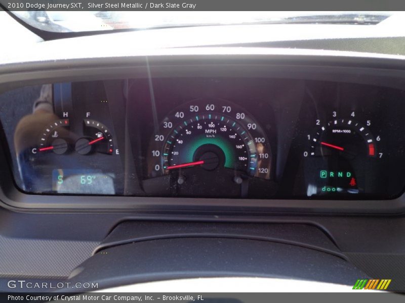 Silver Steel Metallic / Dark Slate Gray 2010 Dodge Journey SXT