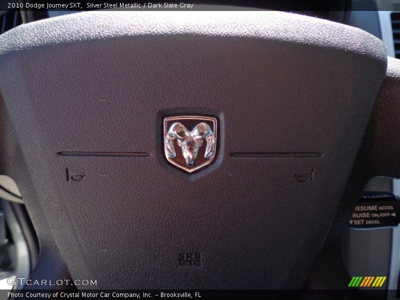 Silver Steel Metallic / Dark Slate Gray 2010 Dodge Journey SXT