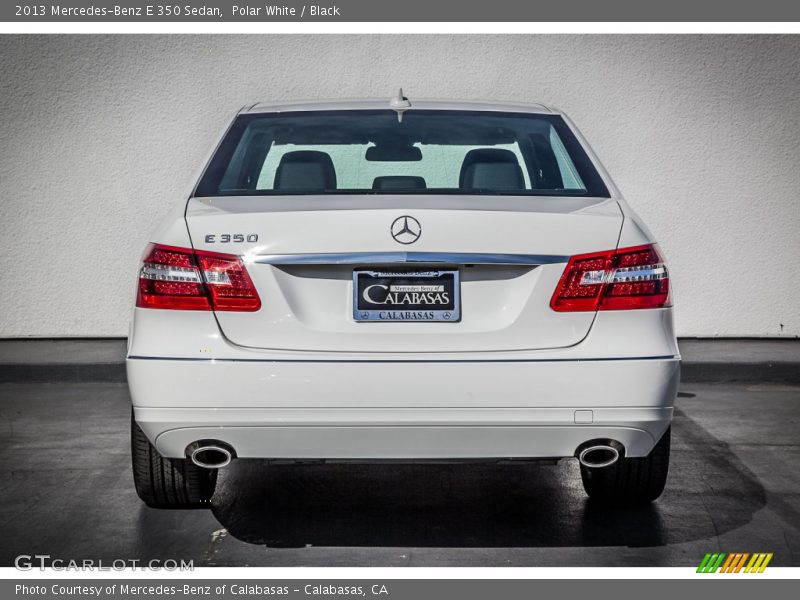 Polar White / Black 2013 Mercedes-Benz E 350 Sedan