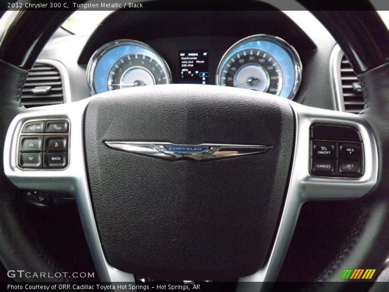 Tungsten Metallic / Black 2012 Chrysler 300 C