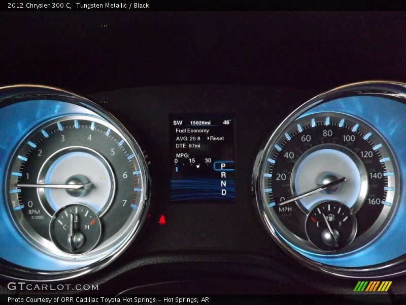 Tungsten Metallic / Black 2012 Chrysler 300 C