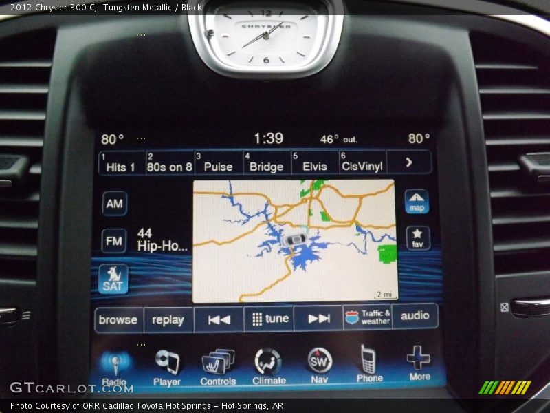 Tungsten Metallic / Black 2012 Chrysler 300 C