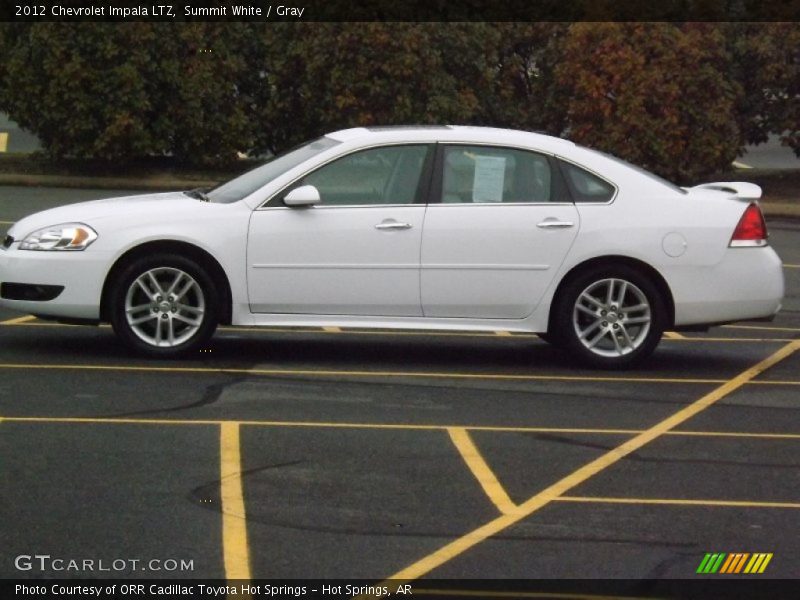 Summit White / Gray 2012 Chevrolet Impala LTZ