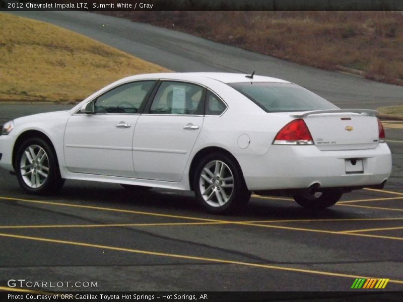 Summit White / Gray 2012 Chevrolet Impala LTZ