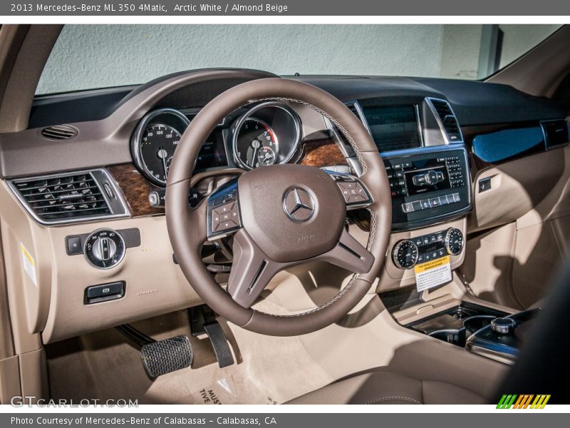 Arctic White / Almond Beige 2013 Mercedes-Benz ML 350 4Matic