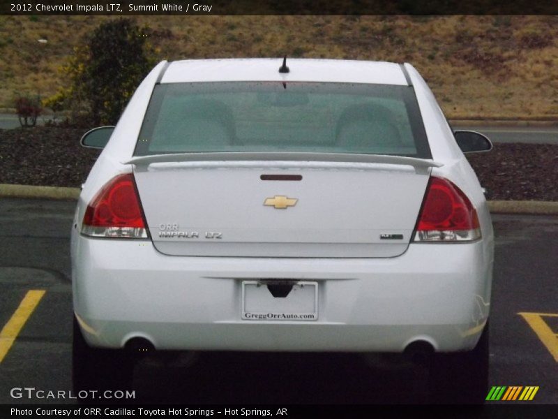 Summit White / Gray 2012 Chevrolet Impala LTZ