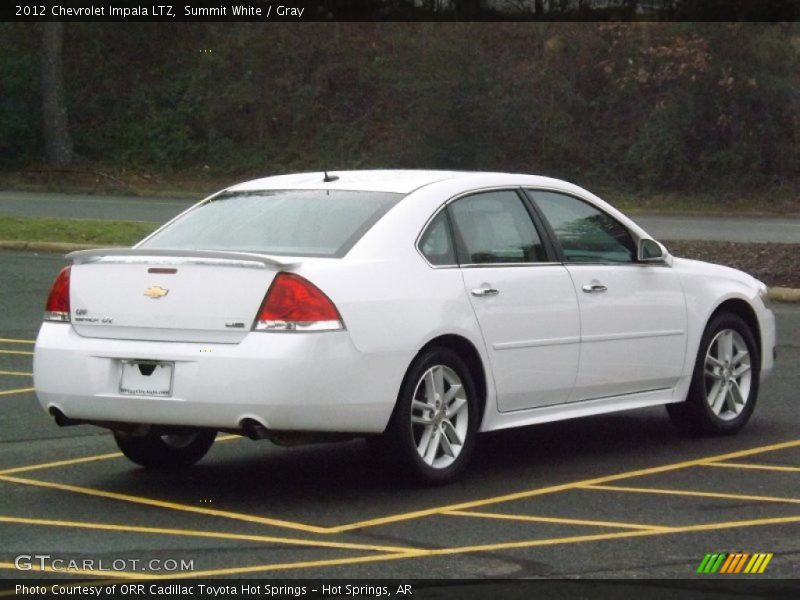 Summit White / Gray 2012 Chevrolet Impala LTZ