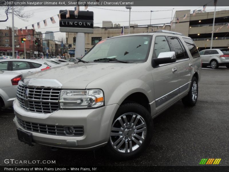 Silver Birch Metallic / Charcoal/Caramel 2007 Lincoln Navigator Ultimate 4x4