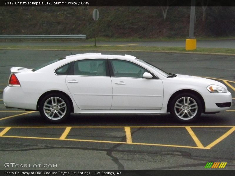 Summit White / Gray 2012 Chevrolet Impala LTZ