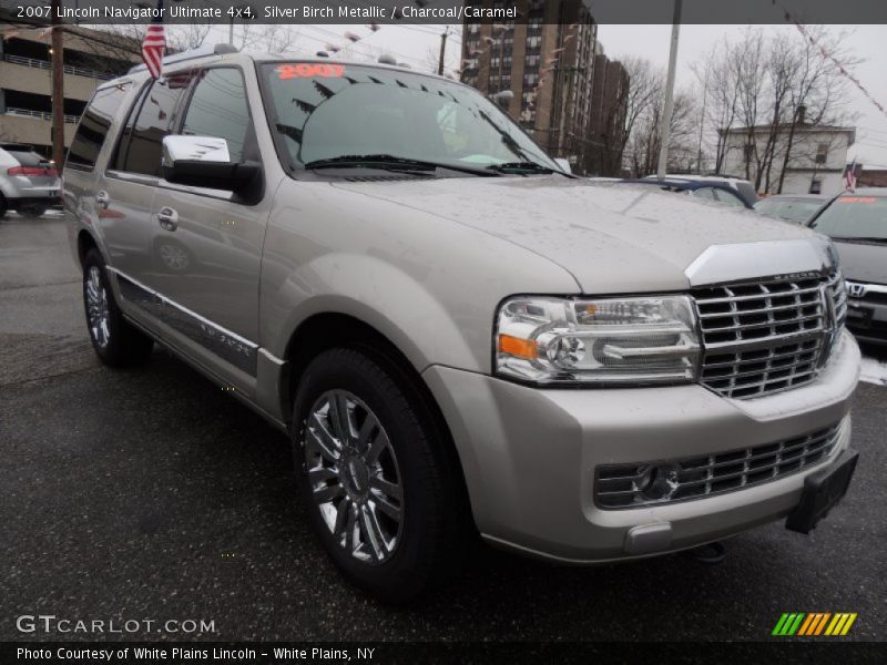 Silver Birch Metallic / Charcoal/Caramel 2007 Lincoln Navigator Ultimate 4x4