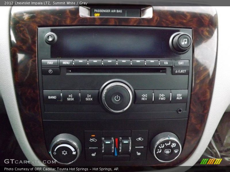 Summit White / Gray 2012 Chevrolet Impala LTZ