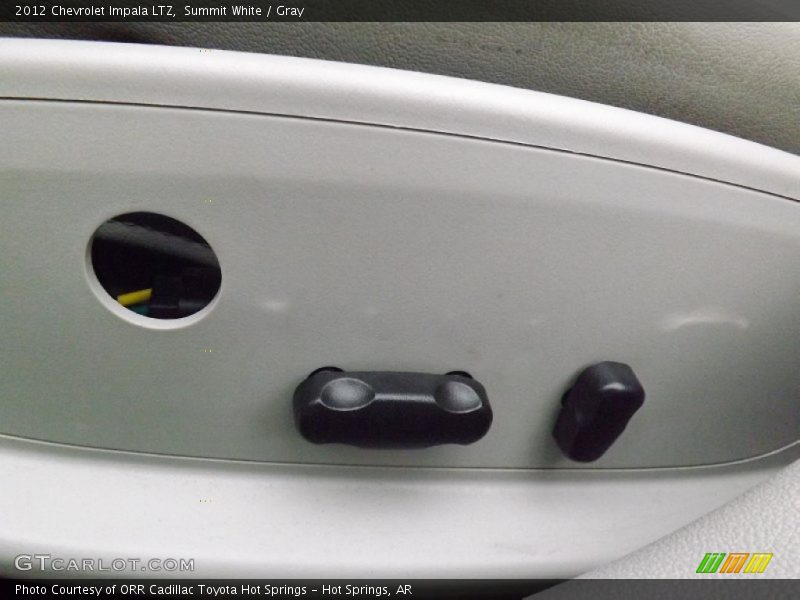 Summit White / Gray 2012 Chevrolet Impala LTZ