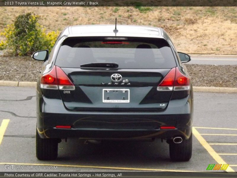 Magnetic Gray Metallic / Black 2013 Toyota Venza LE