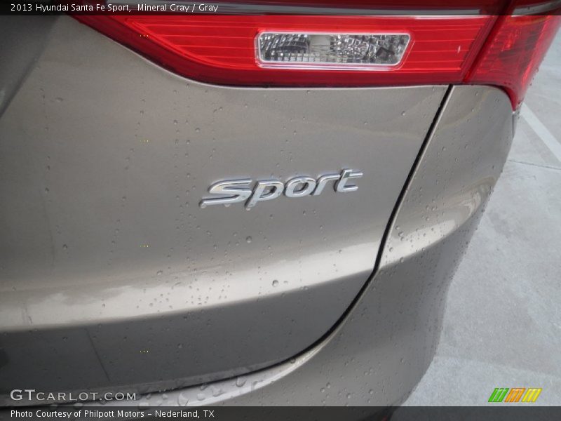 Mineral Gray / Gray 2013 Hyundai Santa Fe Sport
