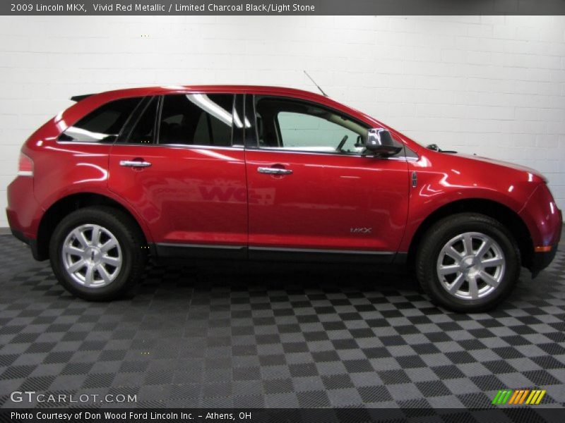 Vivid Red Metallic / Limited Charcoal Black/Light Stone 2009 Lincoln MKX