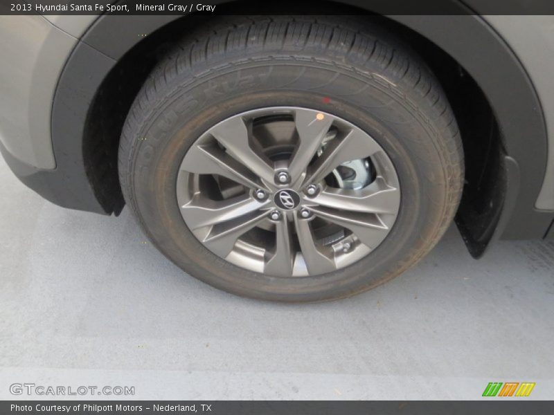 Mineral Gray / Gray 2013 Hyundai Santa Fe Sport