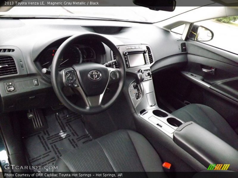 Black Interior - 2013 Venza LE 