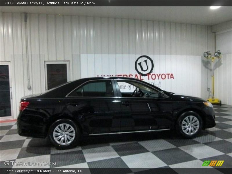 Attitude Black Metallic / Ivory 2012 Toyota Camry LE