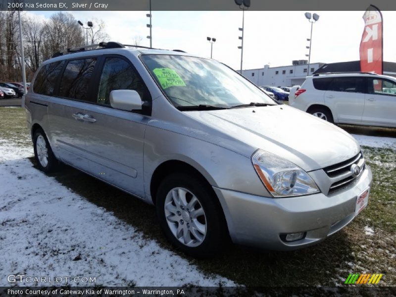 Silver / Gray 2006 Kia Sedona EX
