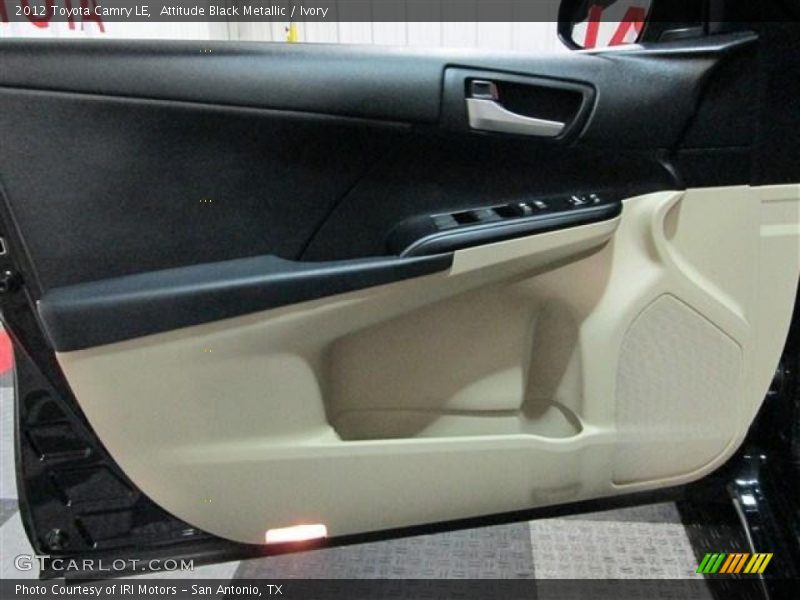 Attitude Black Metallic / Ivory 2012 Toyota Camry LE
