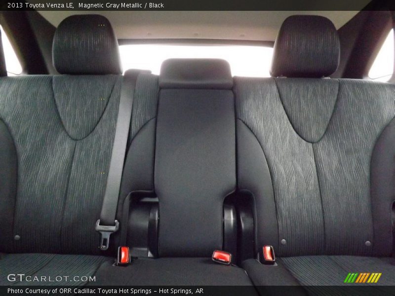 Rear Seat of 2013 Venza LE