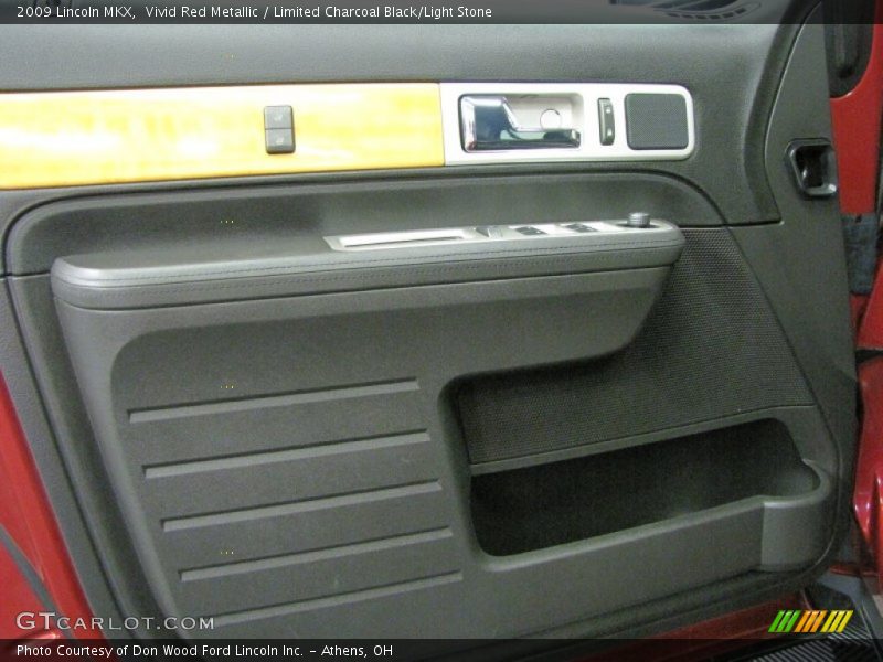 Vivid Red Metallic / Limited Charcoal Black/Light Stone 2009 Lincoln MKX