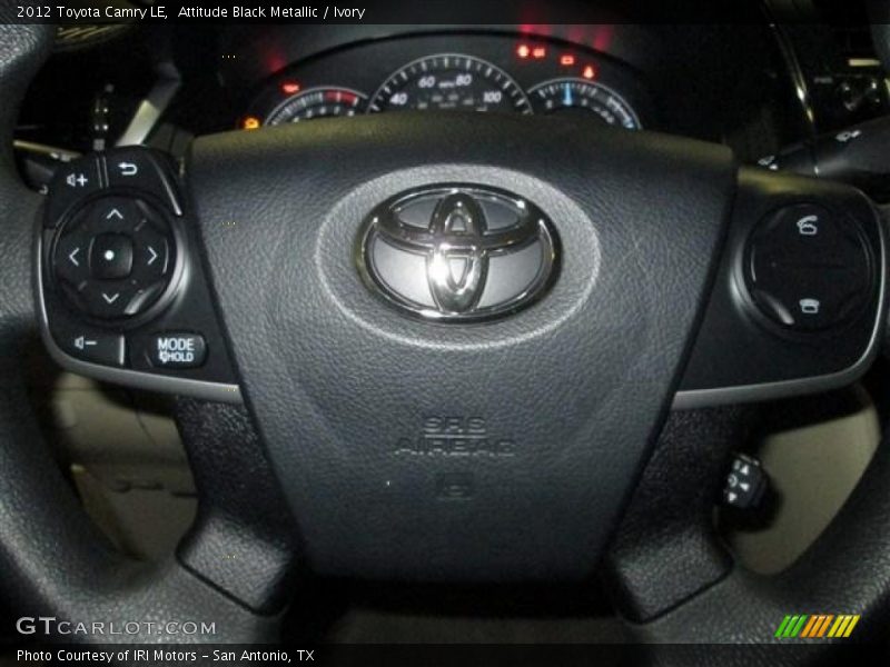 Attitude Black Metallic / Ivory 2012 Toyota Camry LE