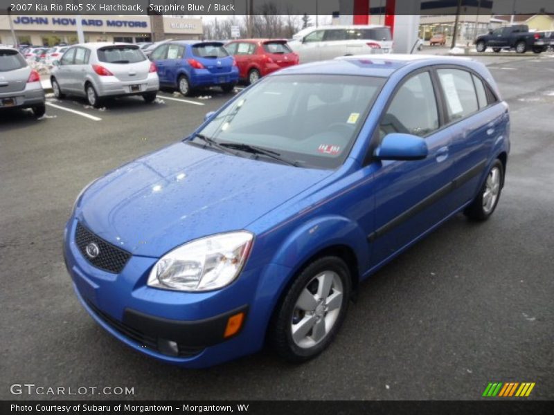 Sapphire Blue / Black 2007 Kia Rio Rio5 SX Hatchback