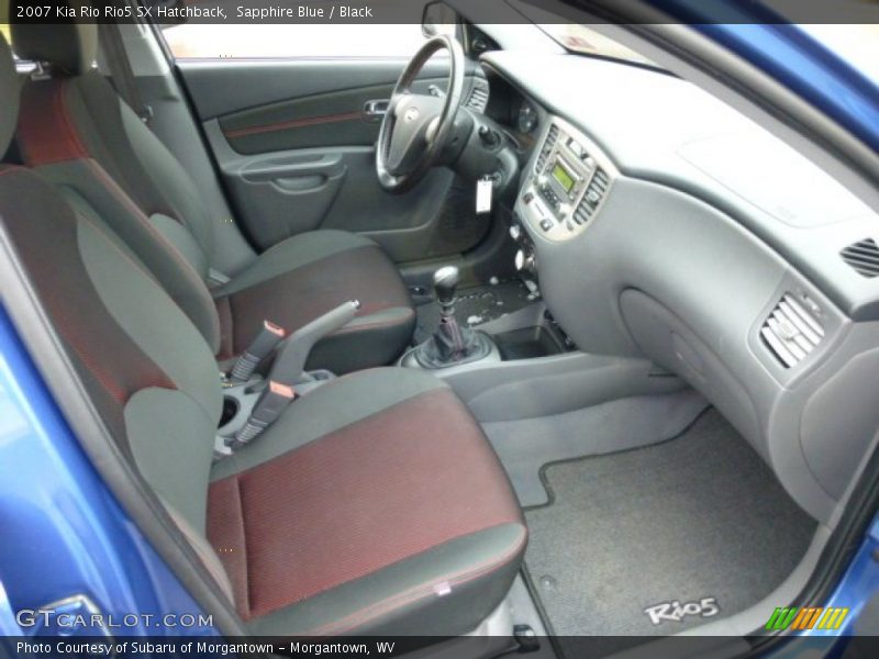 Sapphire Blue / Black 2007 Kia Rio Rio5 SX Hatchback