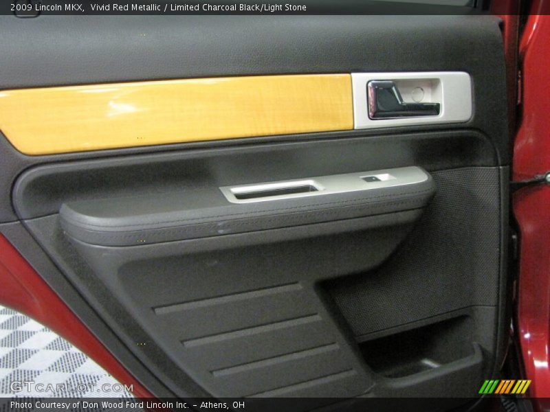 Vivid Red Metallic / Limited Charcoal Black/Light Stone 2009 Lincoln MKX