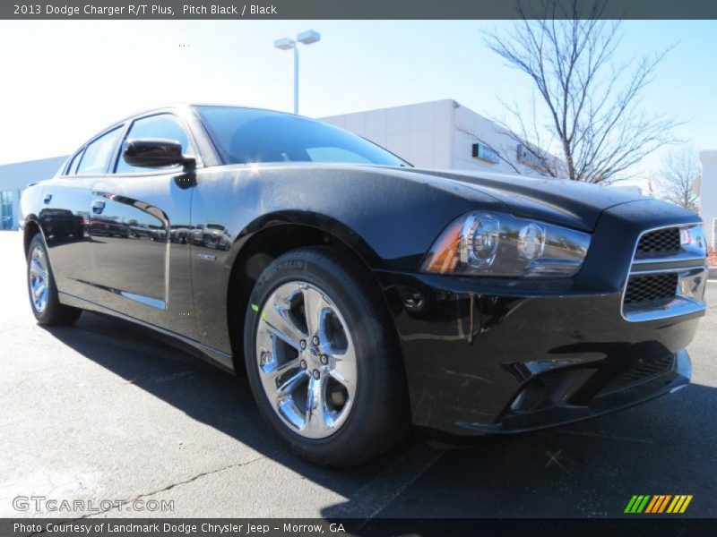 Pitch Black / Black 2013 Dodge Charger R/T Plus