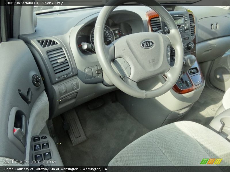 Silver / Gray 2006 Kia Sedona EX