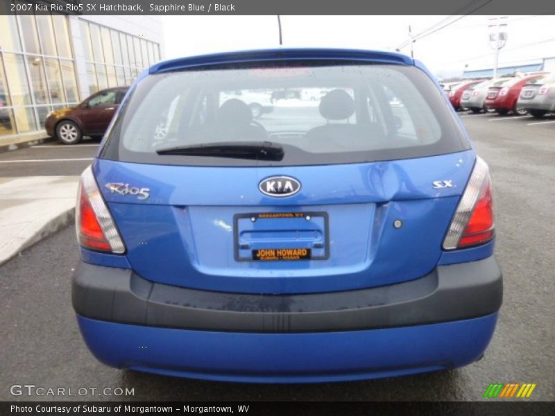 Sapphire Blue / Black 2007 Kia Rio Rio5 SX Hatchback