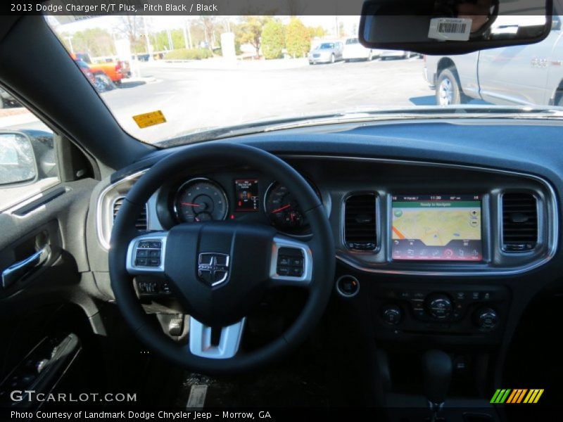 Pitch Black / Black 2013 Dodge Charger R/T Plus