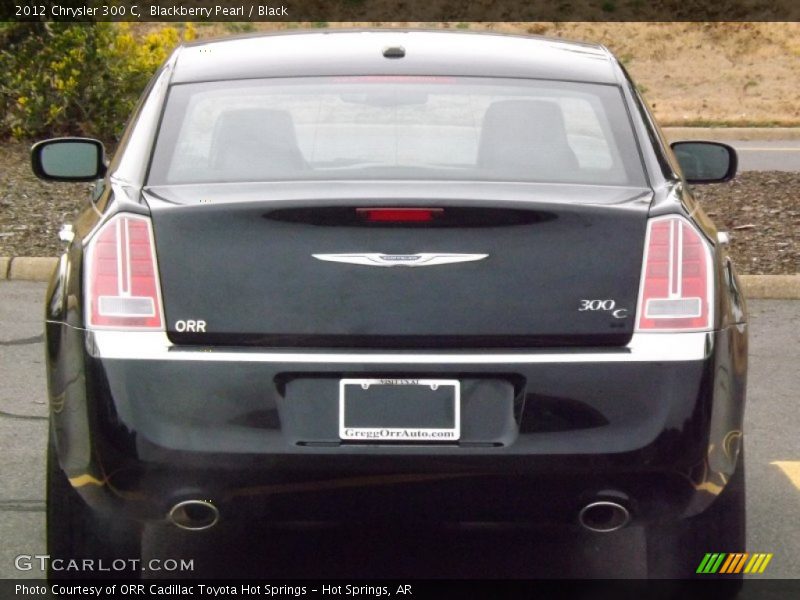 Blackberry Pearl / Black 2012 Chrysler 300 C