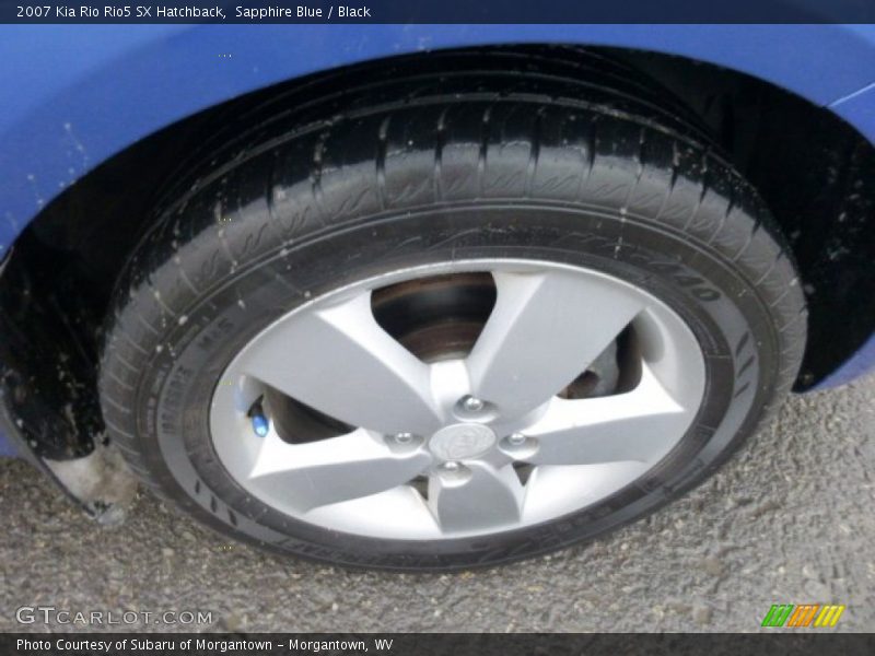 Sapphire Blue / Black 2007 Kia Rio Rio5 SX Hatchback