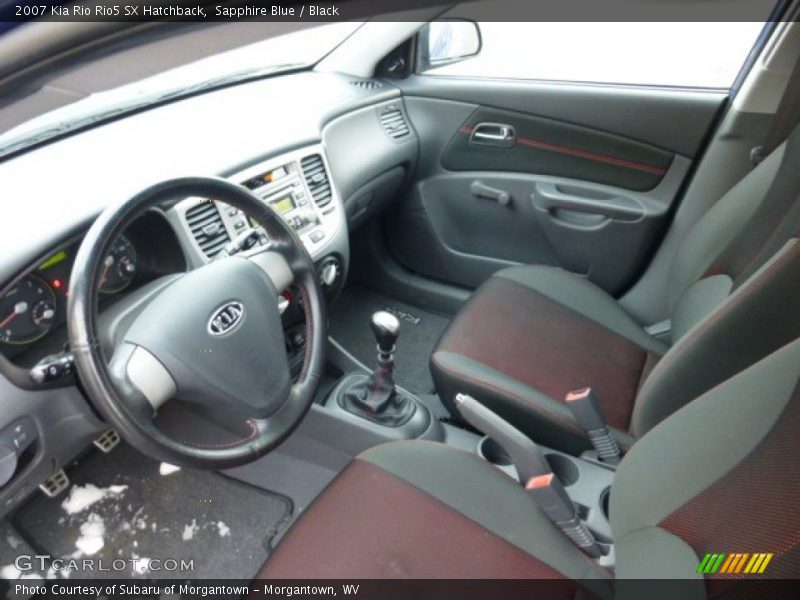 Sapphire Blue / Black 2007 Kia Rio Rio5 SX Hatchback