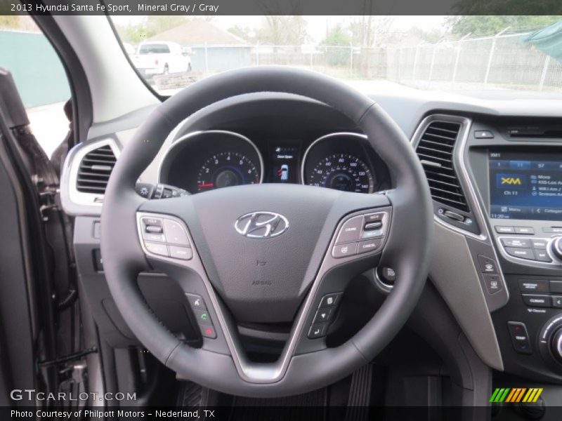 Mineral Gray / Gray 2013 Hyundai Santa Fe Sport