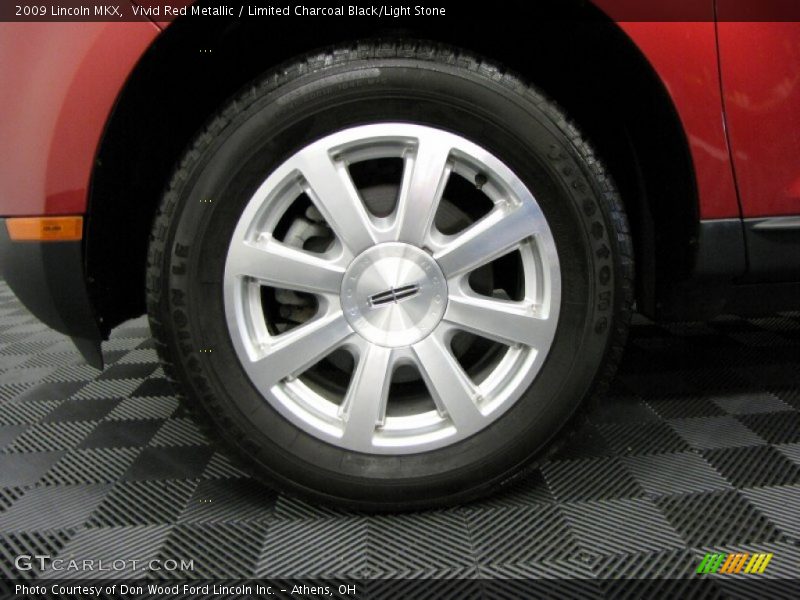 Vivid Red Metallic / Limited Charcoal Black/Light Stone 2009 Lincoln MKX