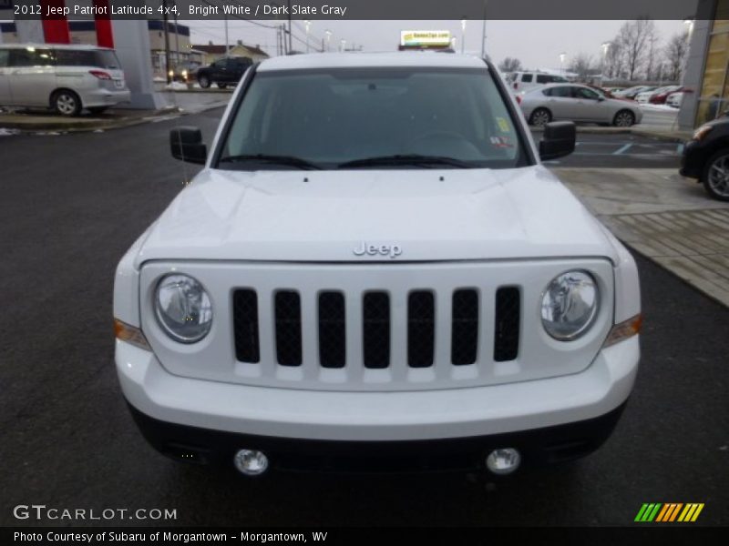 Bright White / Dark Slate Gray 2012 Jeep Patriot Latitude 4x4