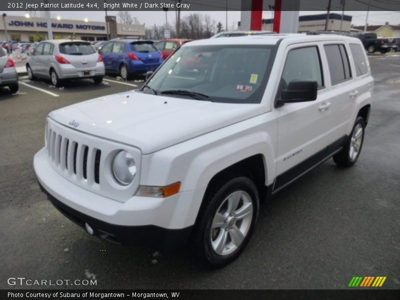 Bright White / Dark Slate Gray 2012 Jeep Patriot Latitude 4x4