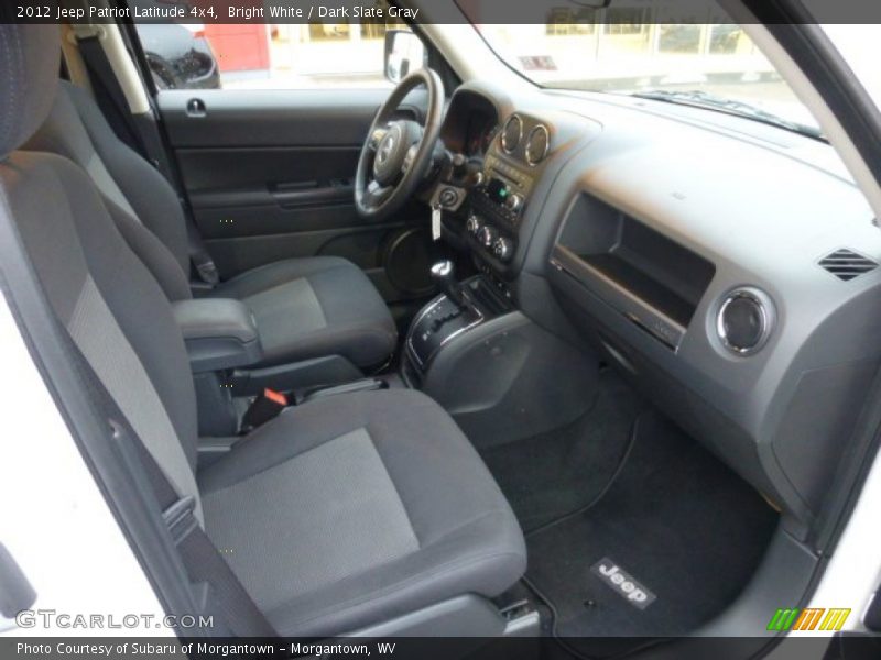 Bright White / Dark Slate Gray 2012 Jeep Patriot Latitude 4x4