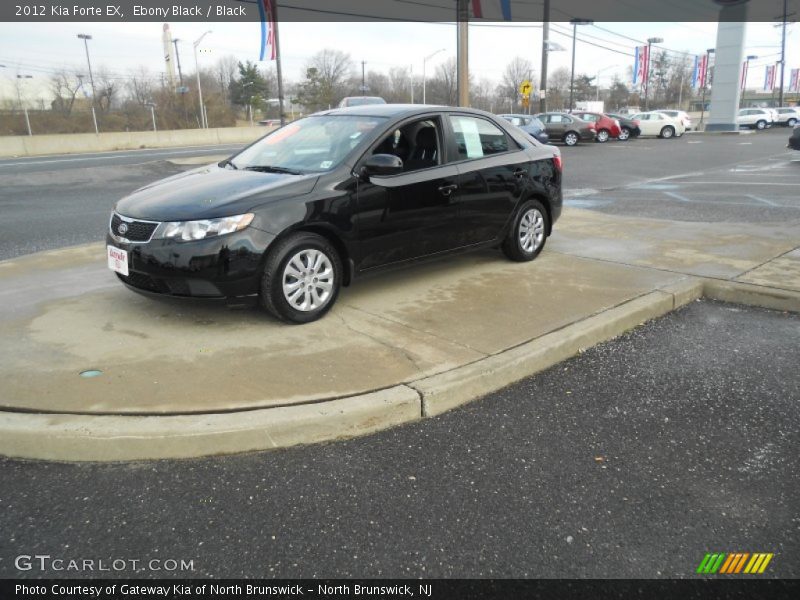 Ebony Black / Black 2012 Kia Forte EX