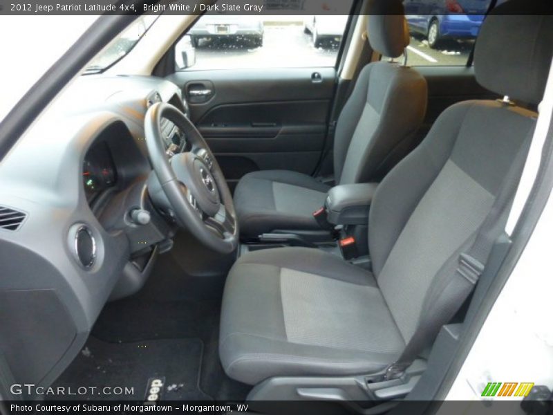 Bright White / Dark Slate Gray 2012 Jeep Patriot Latitude 4x4