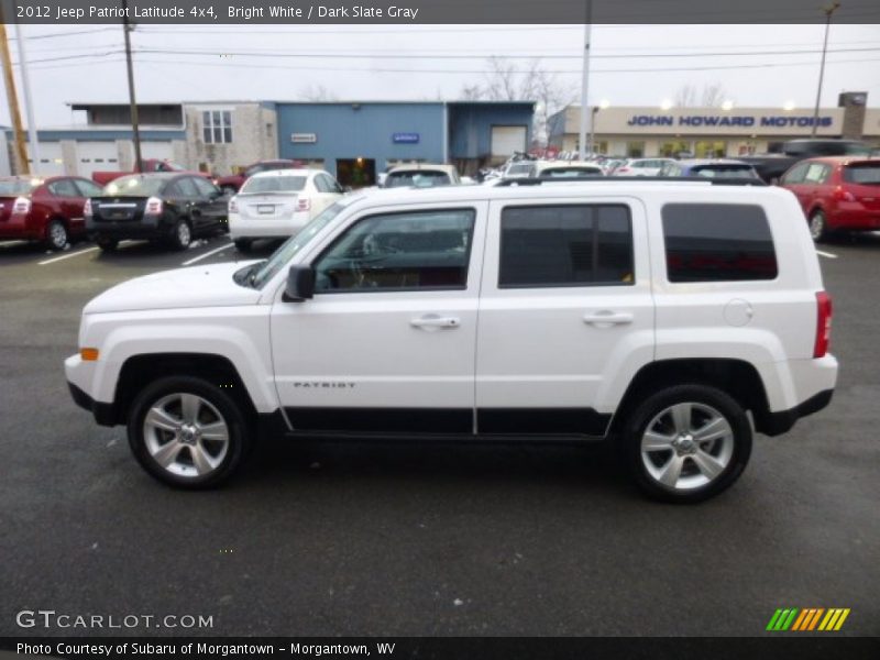 Bright White / Dark Slate Gray 2012 Jeep Patriot Latitude 4x4